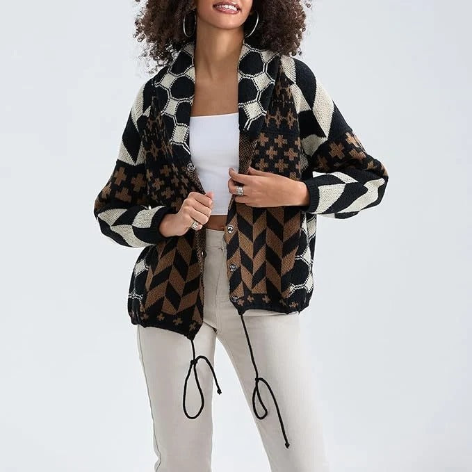 Button-Down Elegant Cardigan Oversized One Size Fits All
