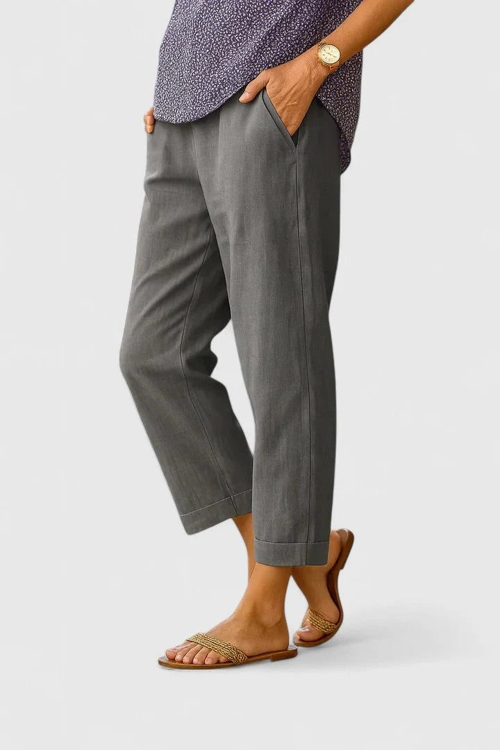 Breathable Straight-Leg Trousers Summer Weight