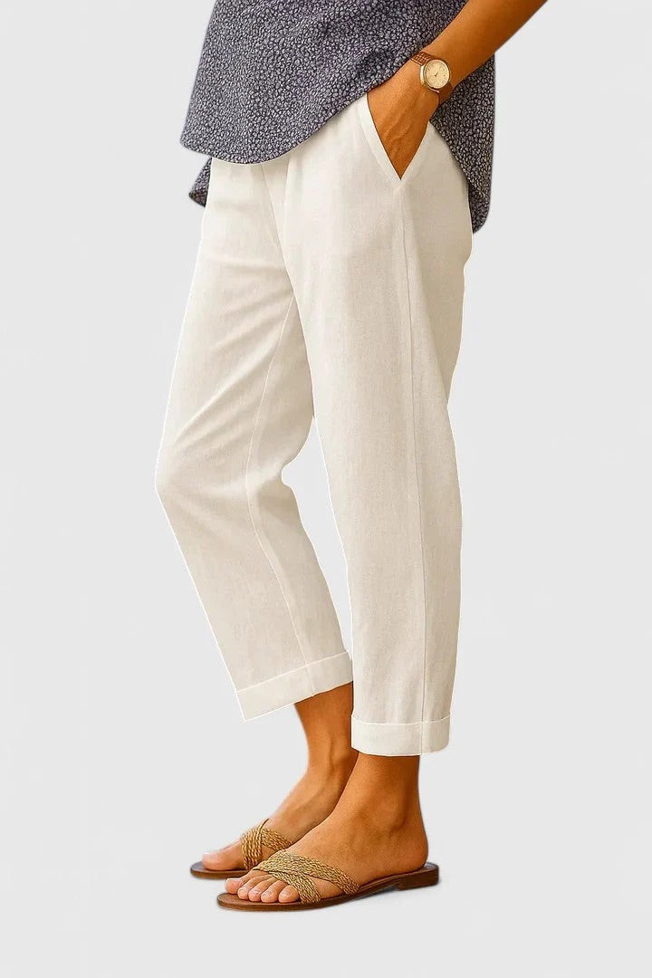Breathable Straight-Leg Trousers Summer Weight