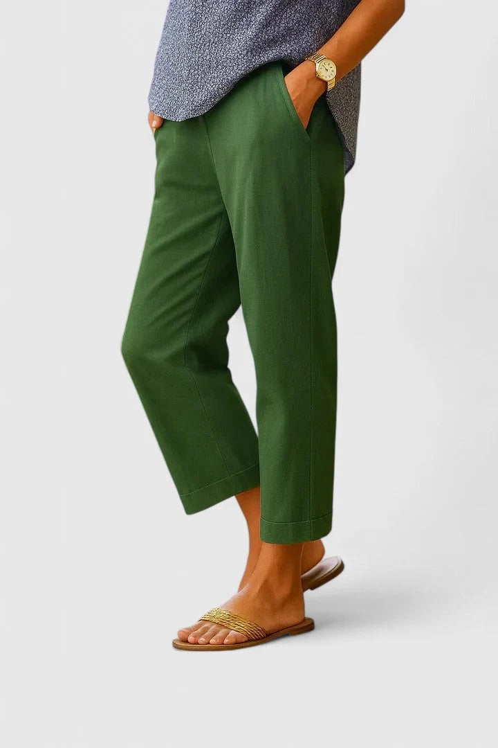 Breathable Straight-Leg Trousers Summer Weight