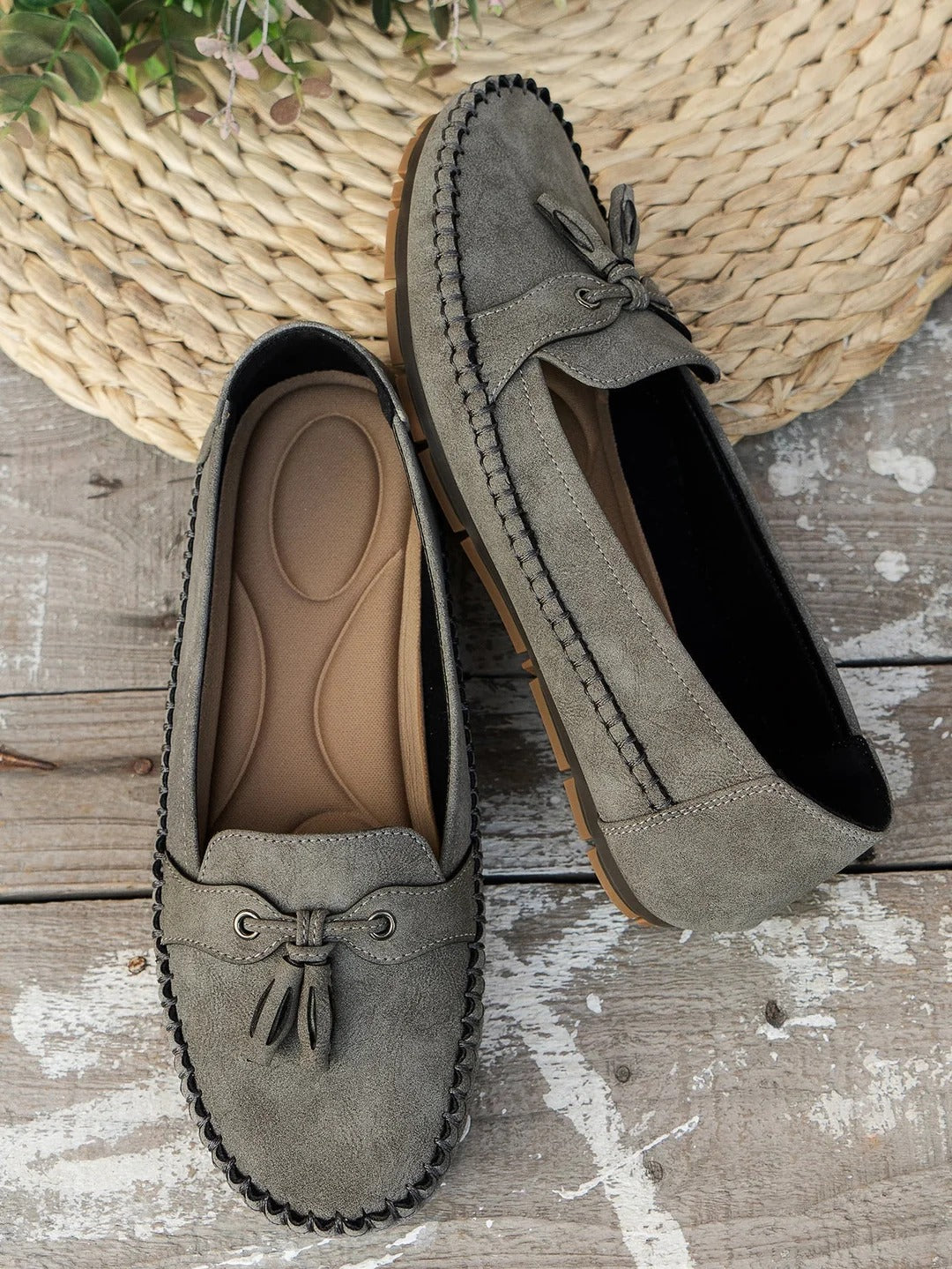 Orthopaedic Loafers Cushioned EVA Sole Slip-On Design All-Day Comfort