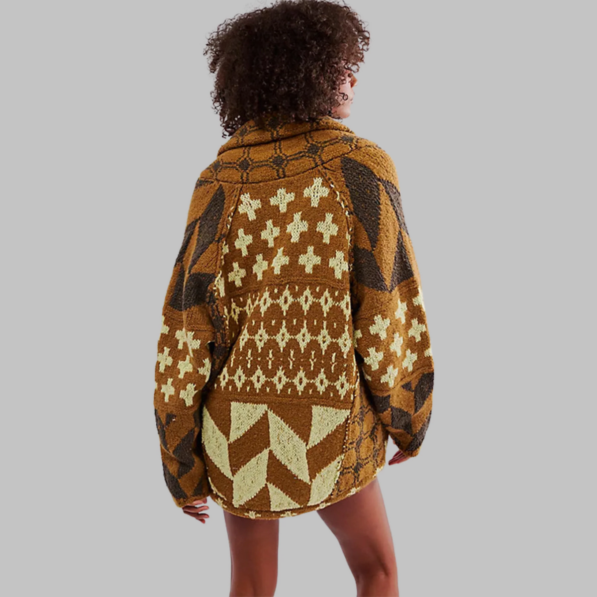 Button-Down Elegant Cardigan Oversized One Size Fits All