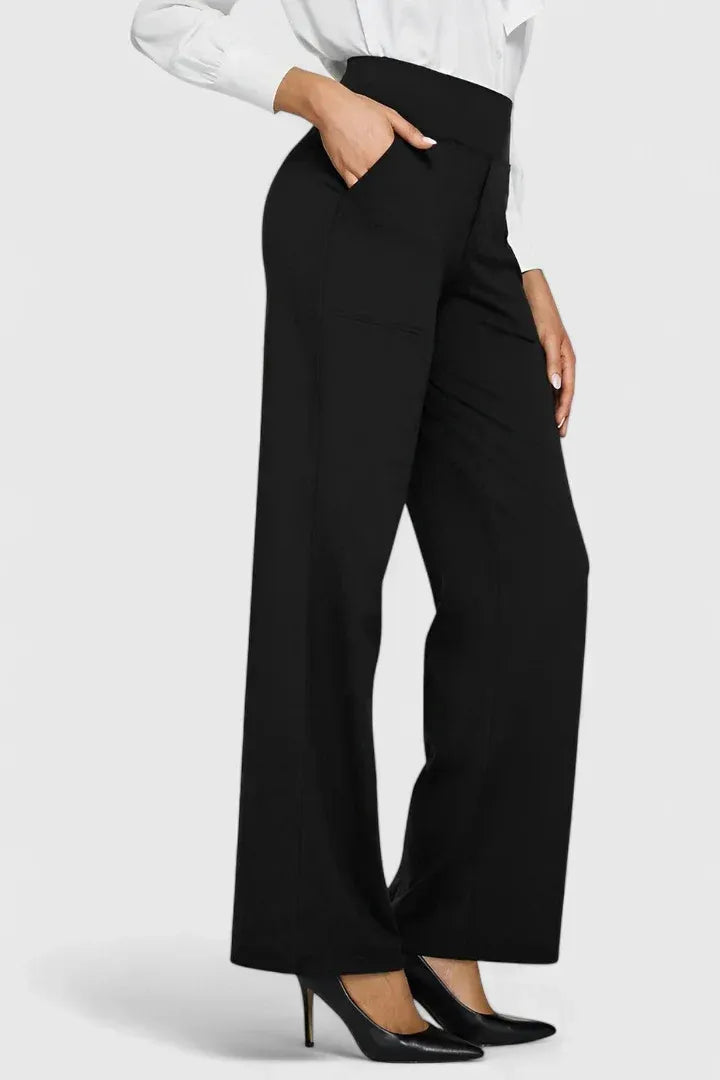 Elegant Trousers Straight-Leg Comfort