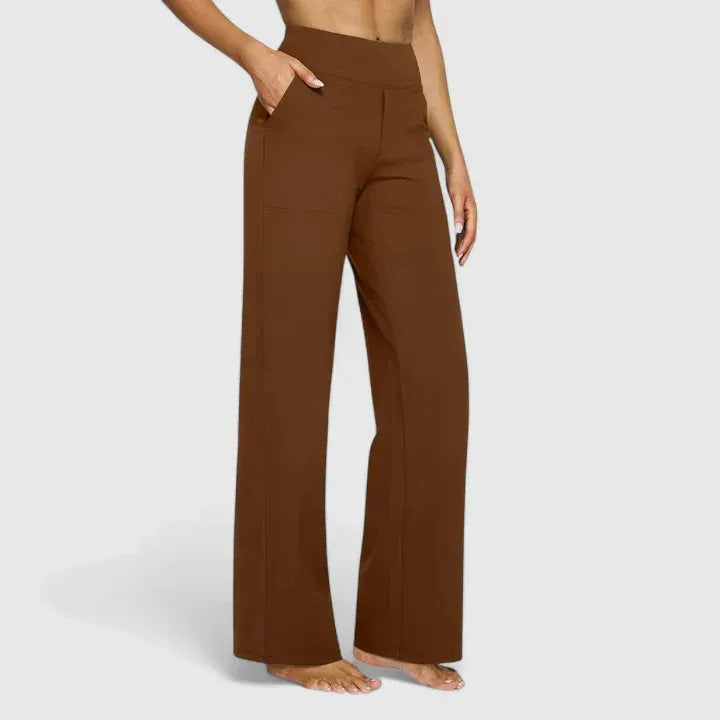 Elegant Trousers Straight-Leg Comfort