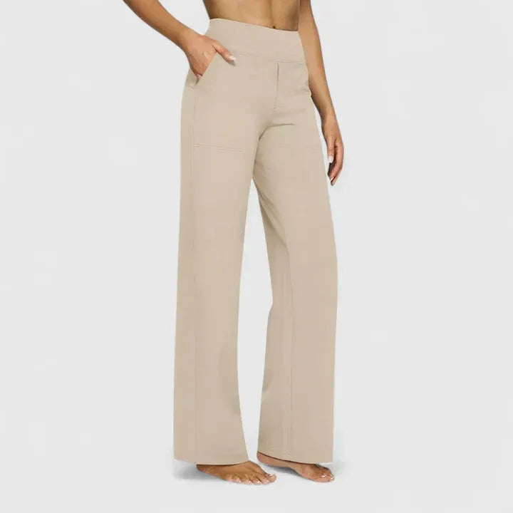 Elegant Trousers Straight-Leg Comfort
