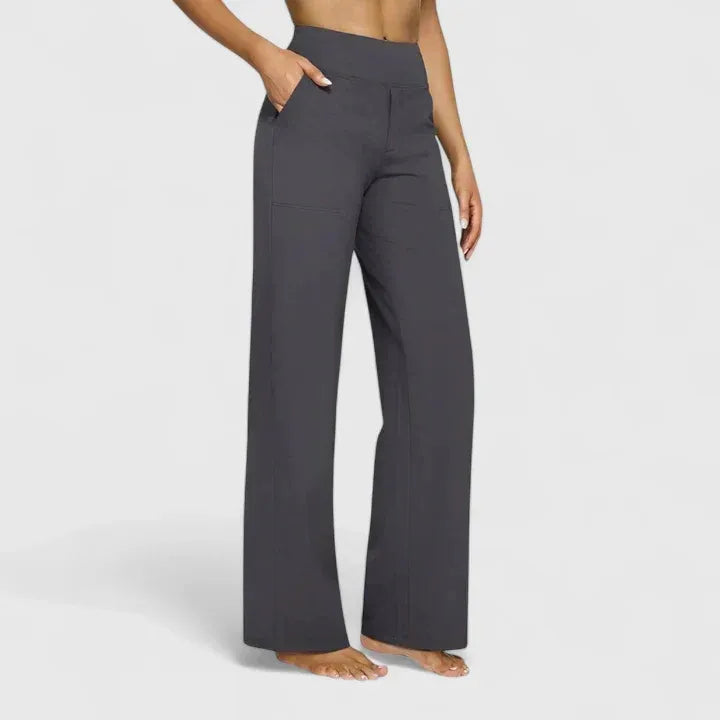 Elegant Trousers Straight-Leg Comfort