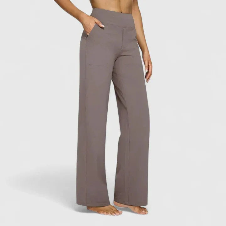 Elegant Trousers Straight-Leg Comfort