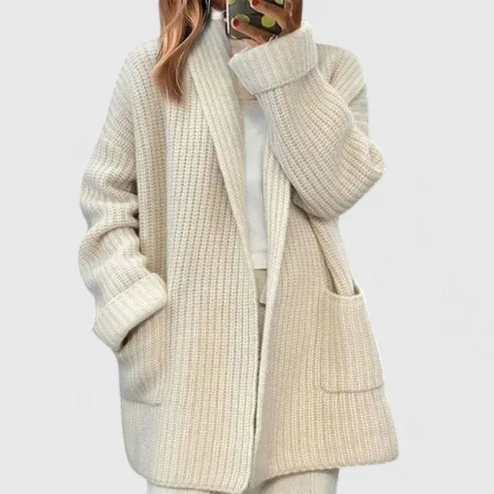 Open-Front Cardigan Lightweight Knit One Size Fits All