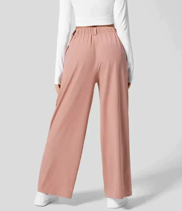 Wide-Leg Pants High-Waist, Comfortable Fit