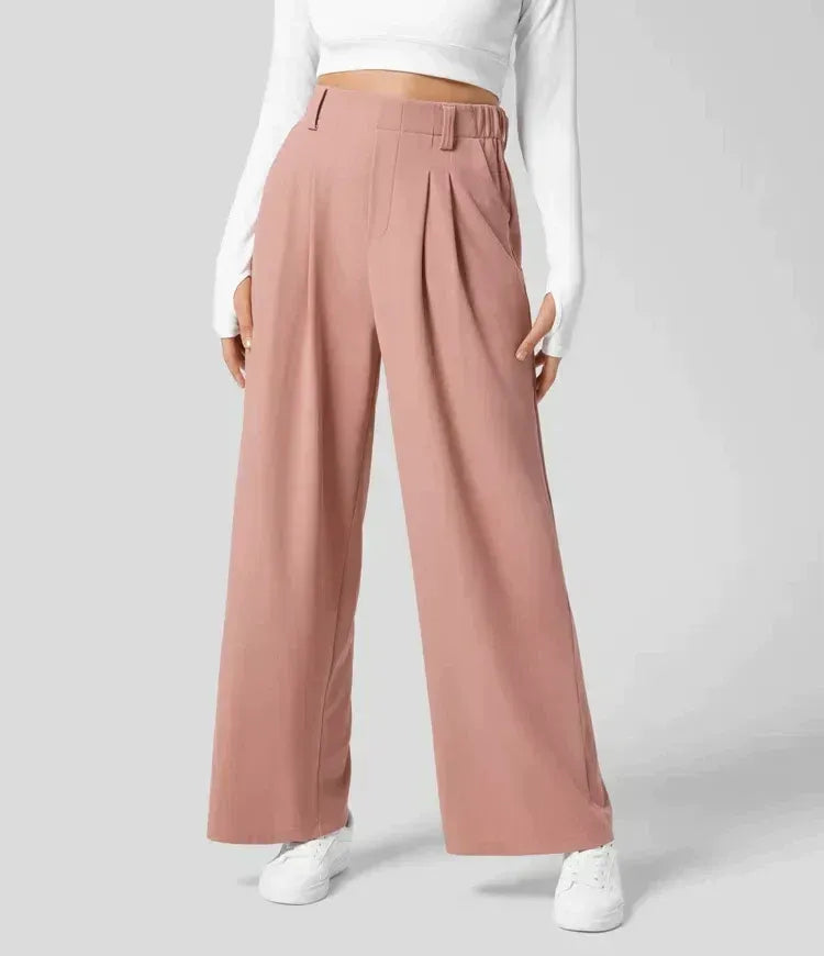 Wide-Leg Pants High-Waist, Comfortable Fit