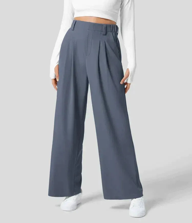 Wide-Leg Pants High-Waist, Comfortable Fit