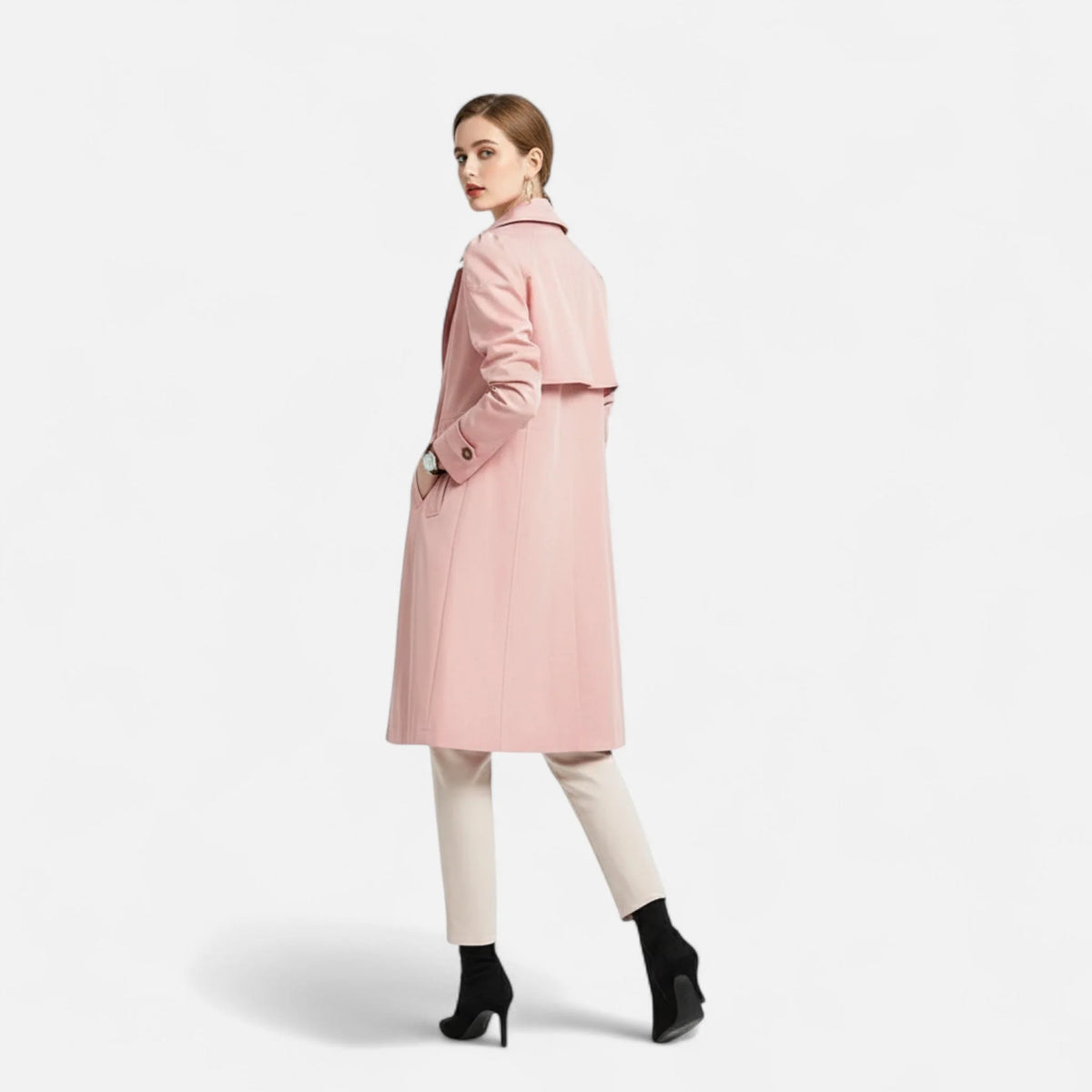 Classic Lapel Trench Coat