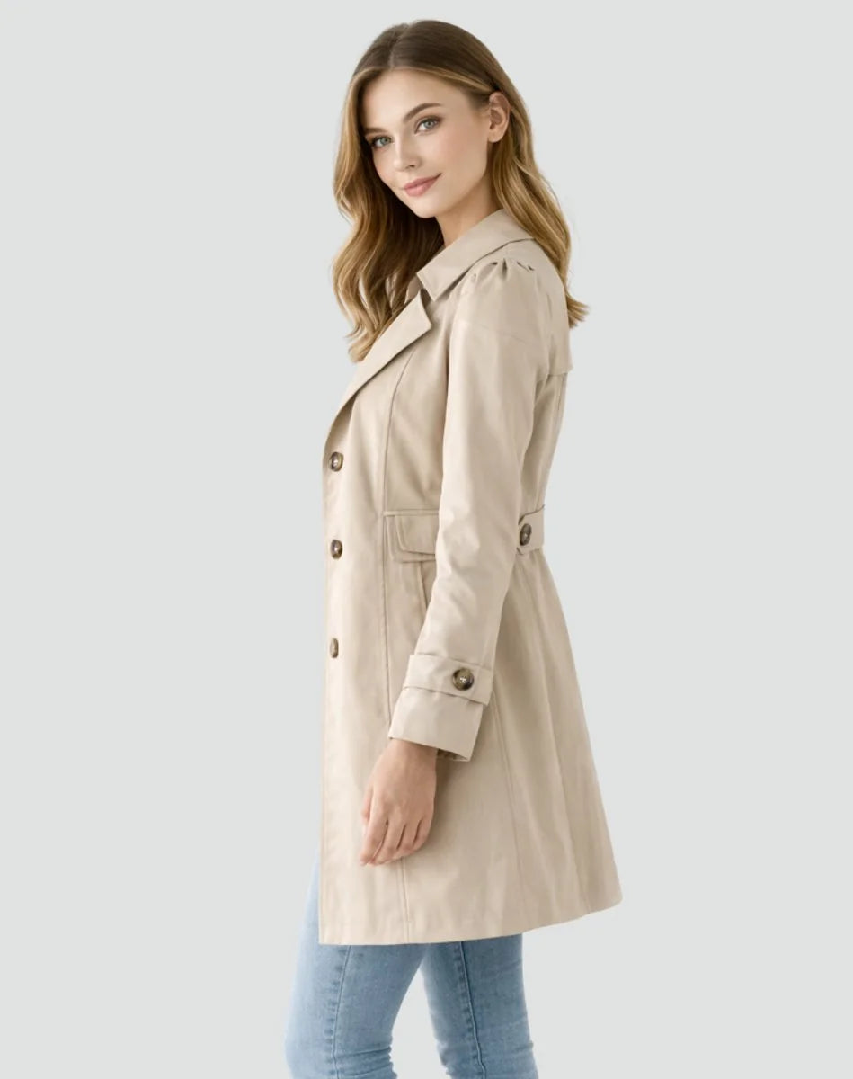 Classic Fitted Trench Coat