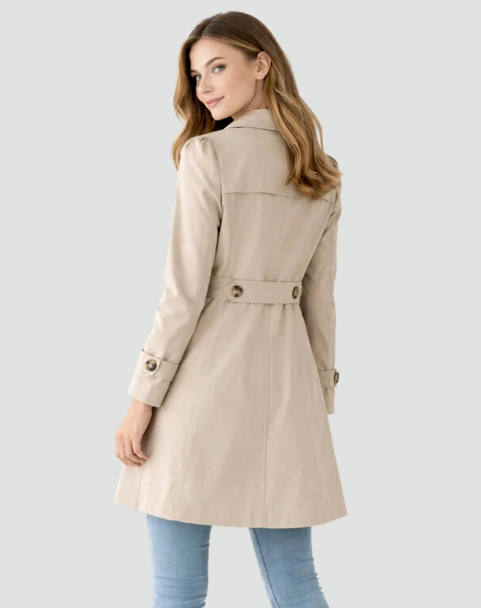 Classic Fitted Trench Coat