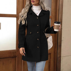 Tailored Belted Trench Coat
