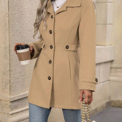 Tailored Belted Trench Coat