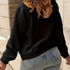 Oversized Jacquard Bomber Jacket