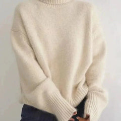 High-Neck Cashmere Sweater