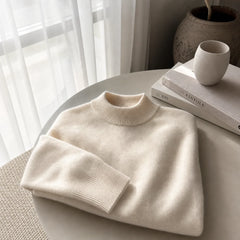Mock Neck Cashmere Sweater