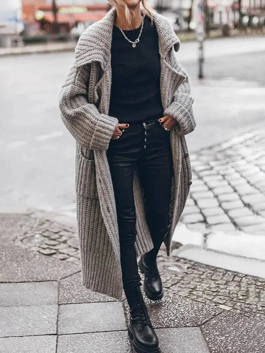 Chunky Knit Longline Cardigan