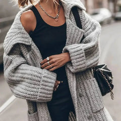 Chunky Knit Longline Cardigan