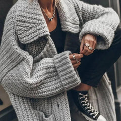 Chunky Knit Longline Cardigan