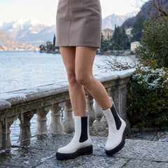 Platform Lug-Sole Chelsea Boots